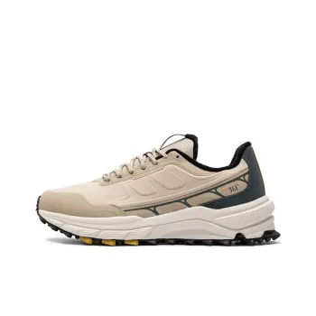 361° Rain Screen Cushioning Anti Slip And Wear Resistant Low Top Casual Running Shoes Men's Beige Gray