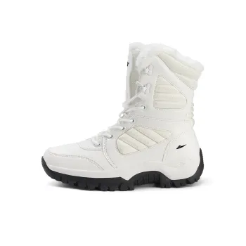 Kuding Snow Boots Unisex Black/Brown/White