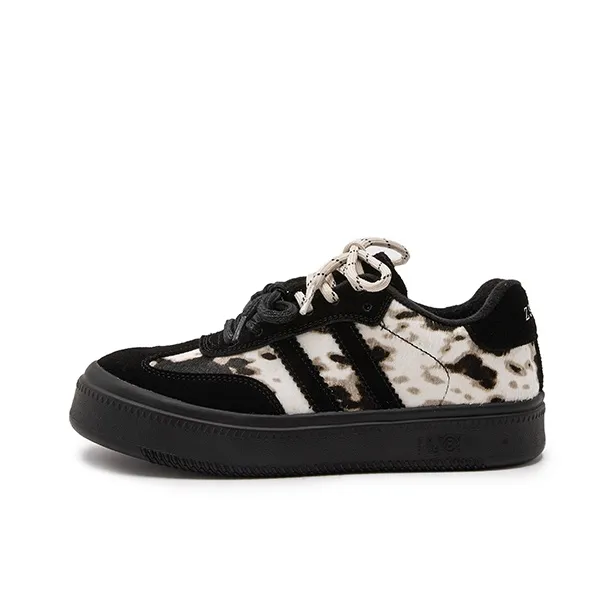 ZSBELLA Warm Anti-Slip And Wear-Resistant Low-Top Skateboard Shoes Women's-5