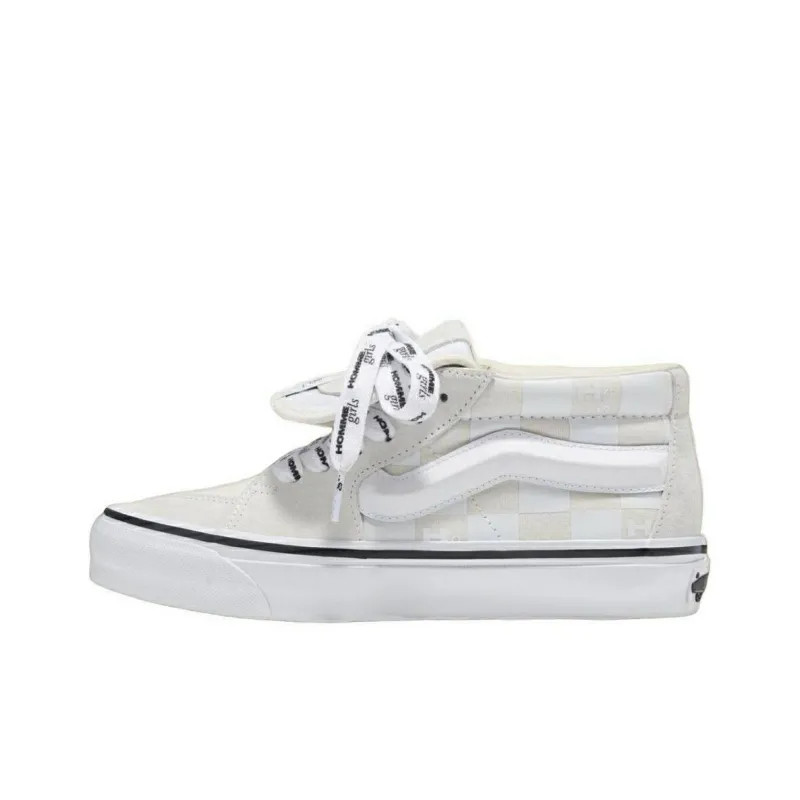 Vans Sk8 Mid Reissue 83 Ost HommeGirls White-0
