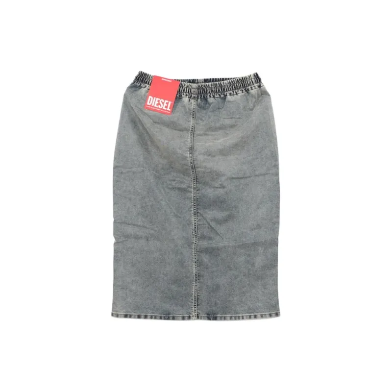 DIESEL Casual Short Skirts Women's Blue-1