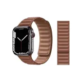 Leather Chain Strap-Umber