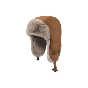 FREE RABBITⅡ PU Leather Warm Windproof Cold Resistant Cycling In Northeast Skiing Trapper Hats Unisex