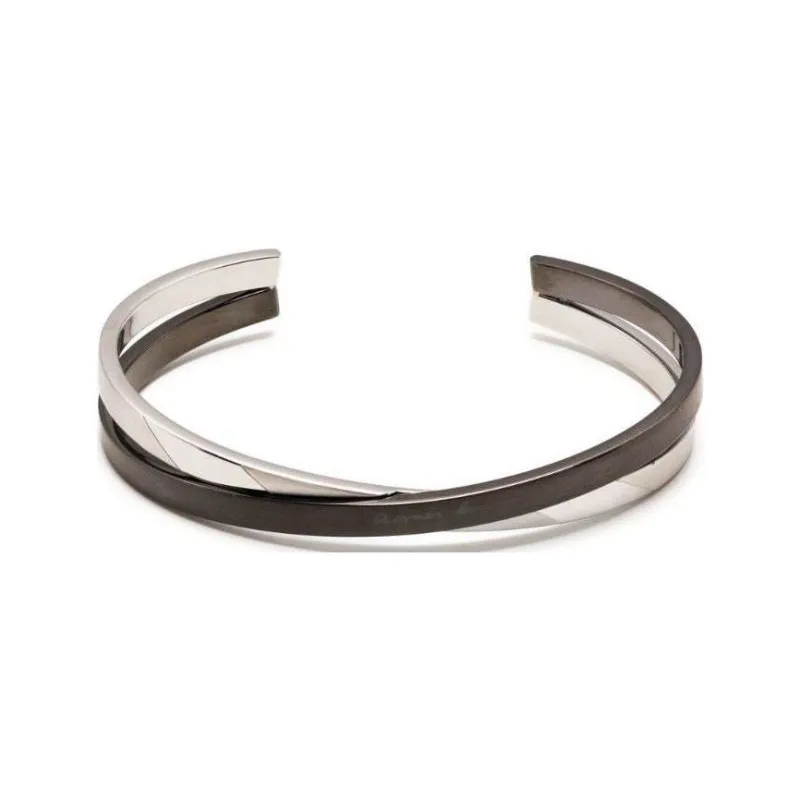 Agnes B. Logo-engraved Layered Bracelet-0