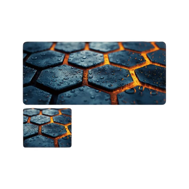 SHIBADU Rubber+Ji Fine Cloth Surface Tech Style Ergonomic Gaming Keyboard Pad Laptop Desk Pad For FPS Mouse Pads-12