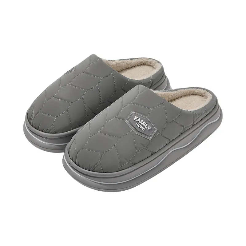 KUUJOO Soft Soled Padded Shoes For Men, Home Slippers-4