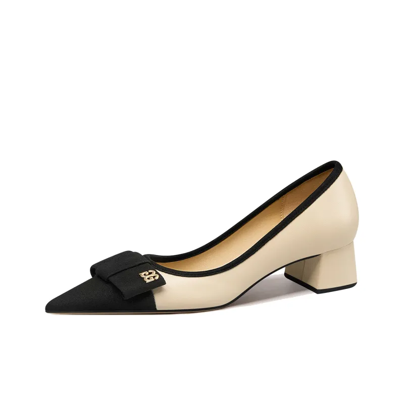 Lily Wei Casual Single Shoes Women's Apricot-4