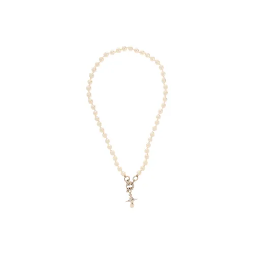 Vivienne Westwood Orb Charm Embellished Necklace