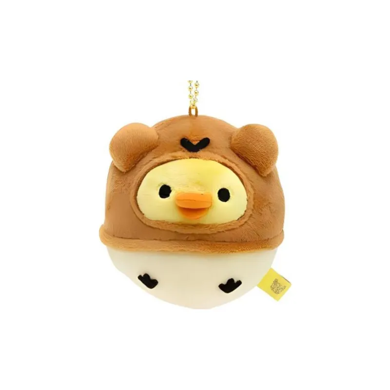 SAN X Rilakkuma Character/Puff Chicken Rilakkuma Rough Pastry Collection Dolls Plush Pendant 8cm High-2