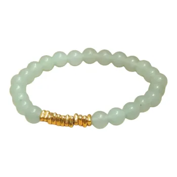 CHAORUNFUZHUBAO Minimalist Style Versatile 5D Hard Gold Solid Gold Fixed Price Gold Bracelet Women's