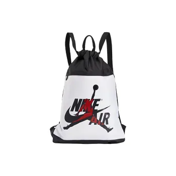 Jordan Polyester Backpack Regular Unisex Black White