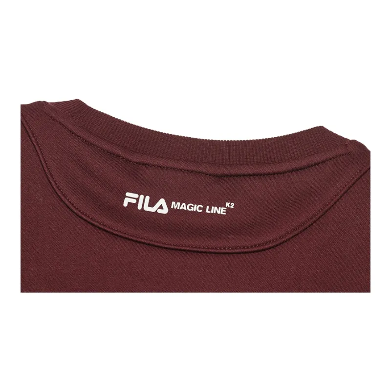 FILA ORIGINALE Sweatshirt Men's Tree Port Burgundy-5