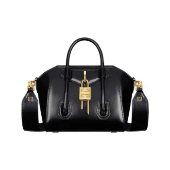 GIVENCHY Antigona Cow Leather Shoulder Bag Crossbody Bag Handbag Mini Women's Black