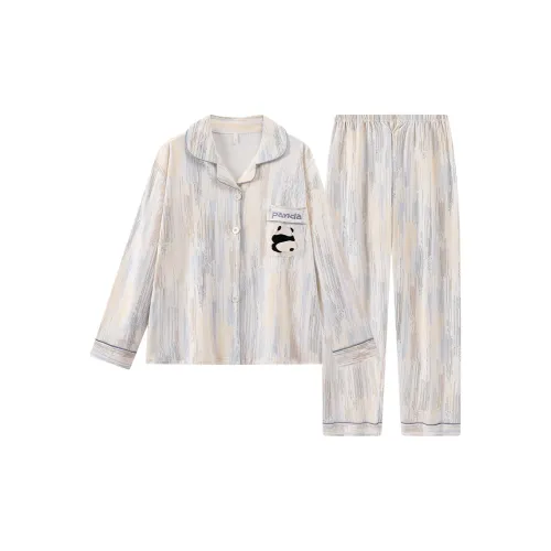 Maultiay Pajama Set Women's Apricot