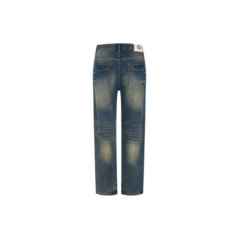 C'N'C Rhythm Party Series Jeans Men's Denim Blue-1