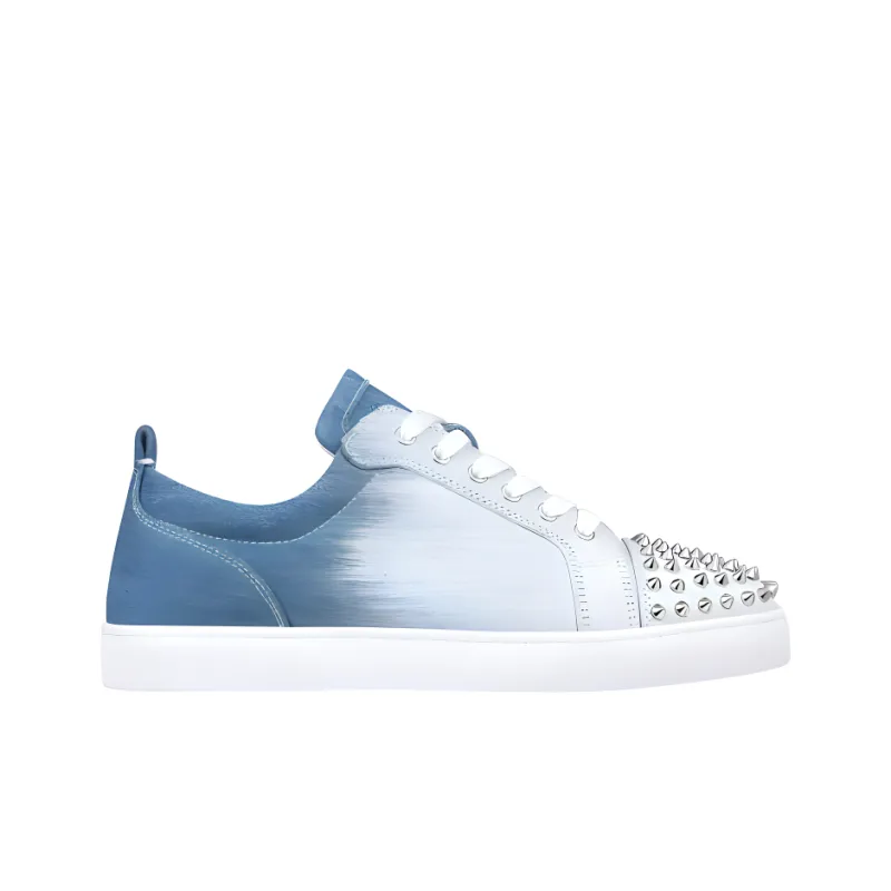 Christian Louboutin Spike Detailed Denim Sneakers-2
