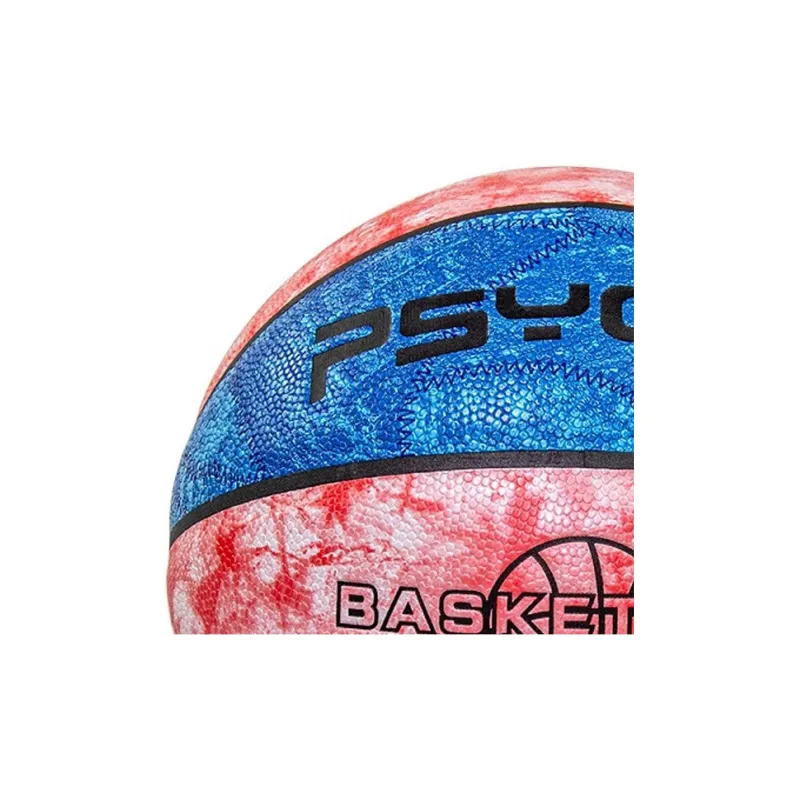 PSYCHE PU Basketball Flame Red Size 5 Ball Training Kids'-3