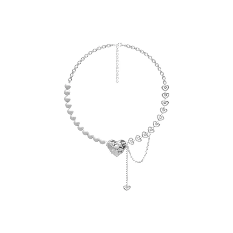 KING OF BLING Alloy, Faux Pearl Necklaces Women's Good Luck-0