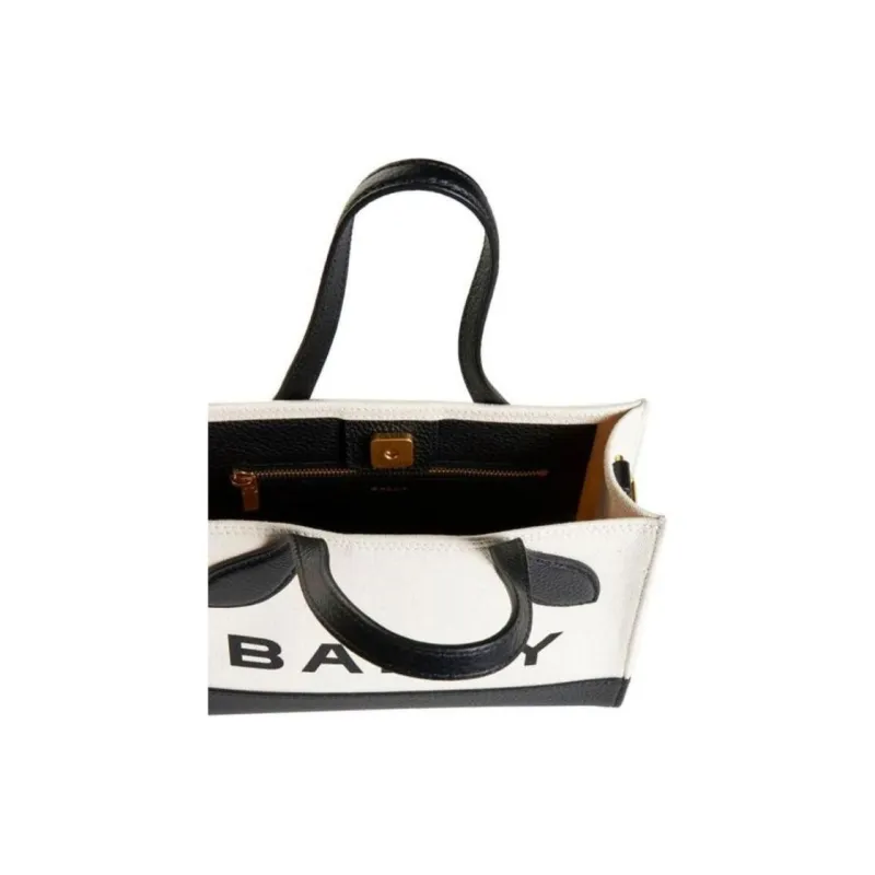 BALLY Logo Printed Tote Bag-3