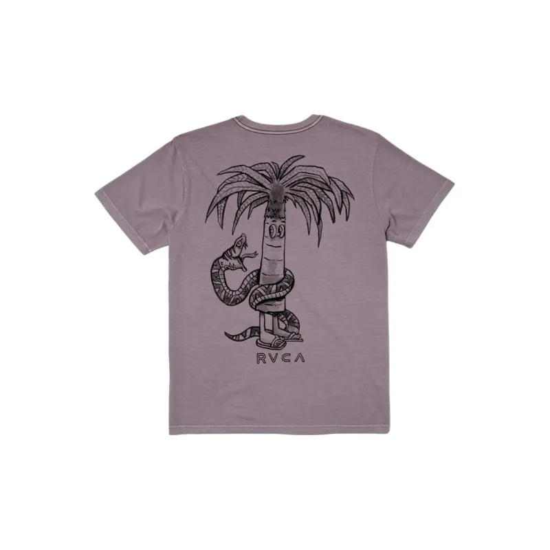 RVCA FW24 T-Shirt Men's Gray Purple-1