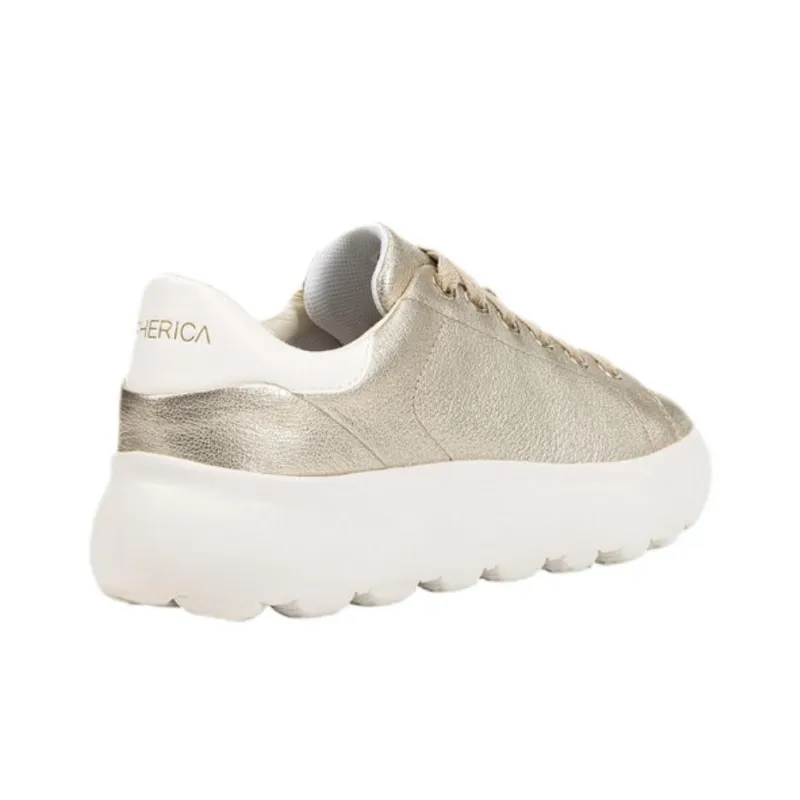 GEOX Spherica Ec4.1 Low Top Casual Shoes Women's Gold-2