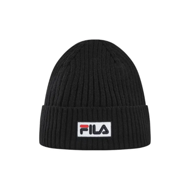 FILA Sheep Wool Beanies Unisex Black-1