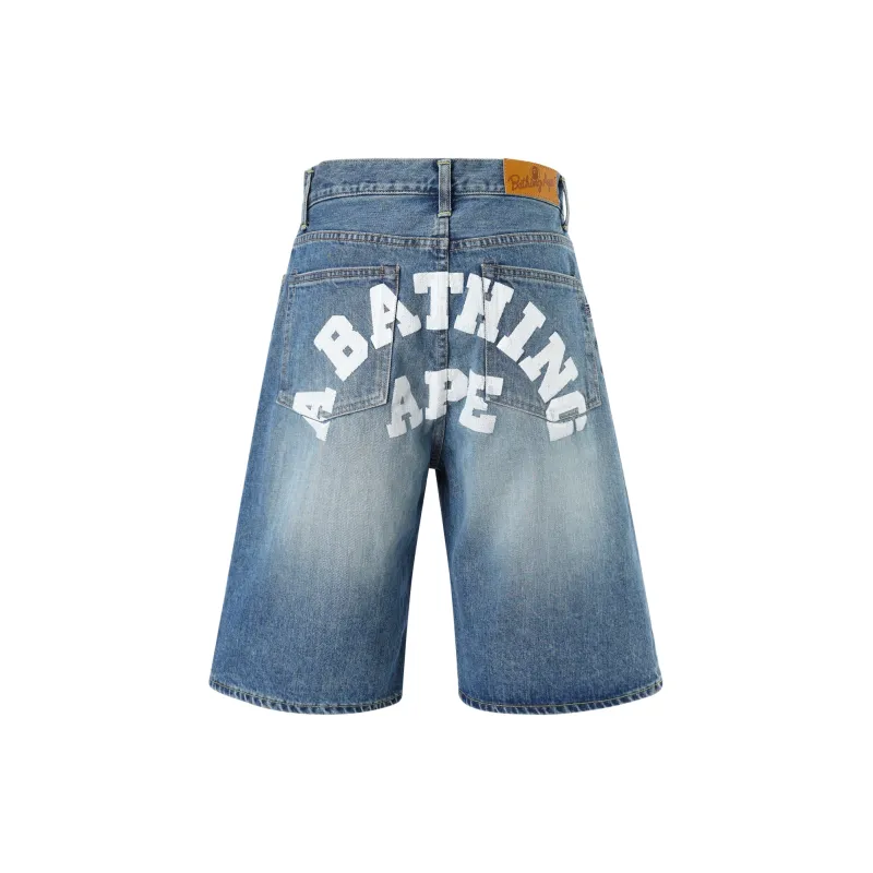 A BATHING APE SS24 Denim Shorts Men's Blue-1