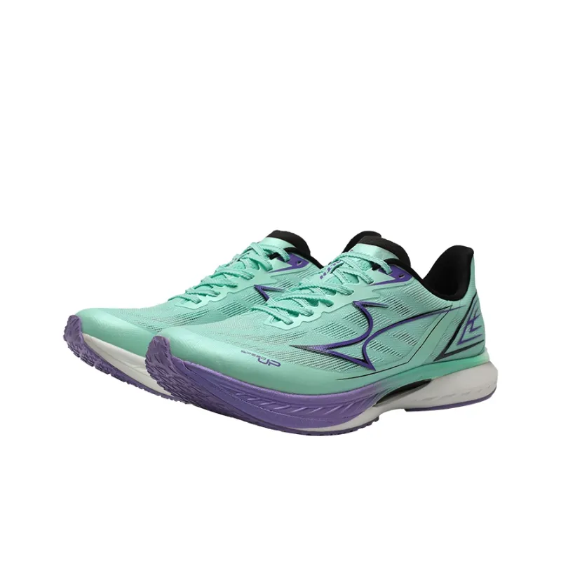 HEALTH Support Anti Slip And Wear Resistant Low Top Full Length Carbon Plate Training Running Shoes Unisex Cyan-2
