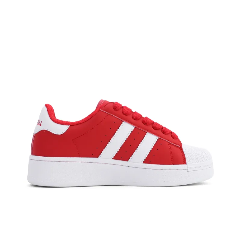 GLO BULL Skateboard Shoes Unisex Low Top China Red-1