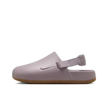Nike Calm Mule Light Violet Ore Gum Medium Brown Women's