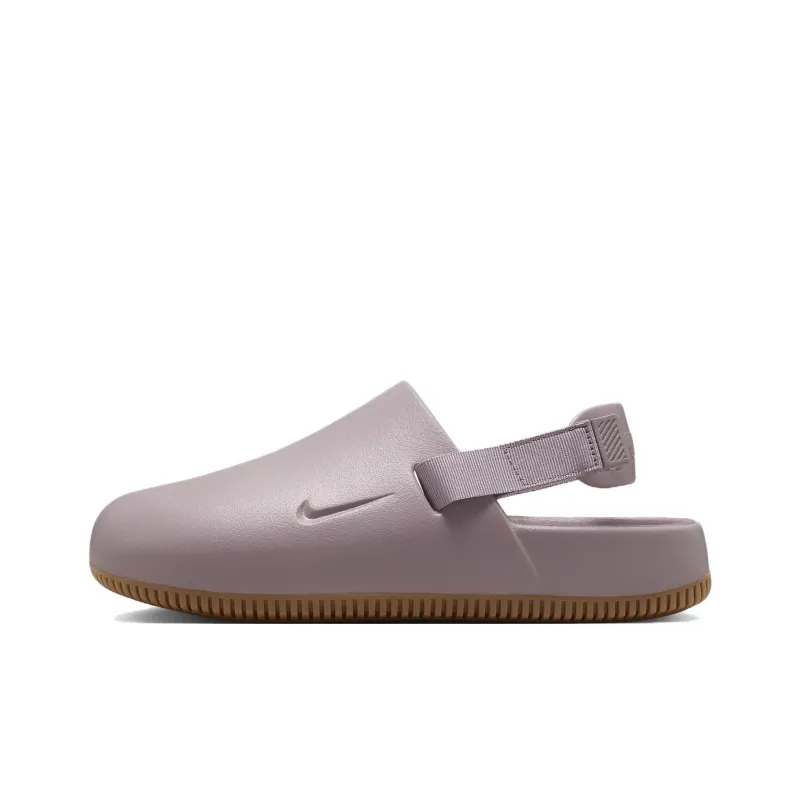 Nike Calm Mule Light Violet Ore Gum Medium Brown Women's-0