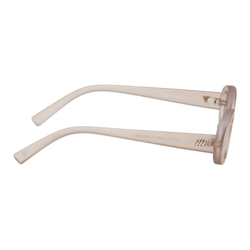 Le Specs Acetate Oval Sunglasses Women's Taupe-2
