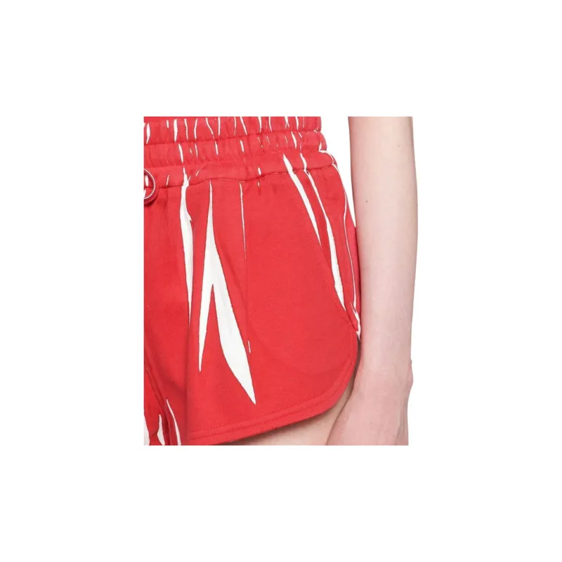 MIU MIU Logo Printed Drawstring Shorts-5