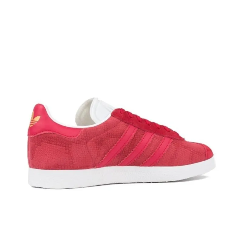 Gazelle Women's Adidas Originals 'Bold Red Snakeskin' Women's-1