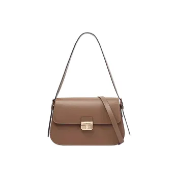 TUCANO Cow Leather Saddle Bag, Crossbody Bag, Shoulder Bag Trumpets Women's Brown