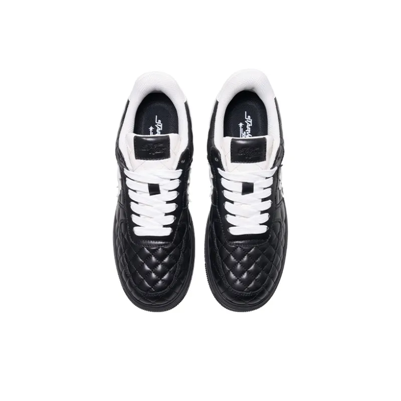 Starwalk Soldier Warm Wear Resistant Lightweight Low Top Skateboard Shoes Unisex Black-3