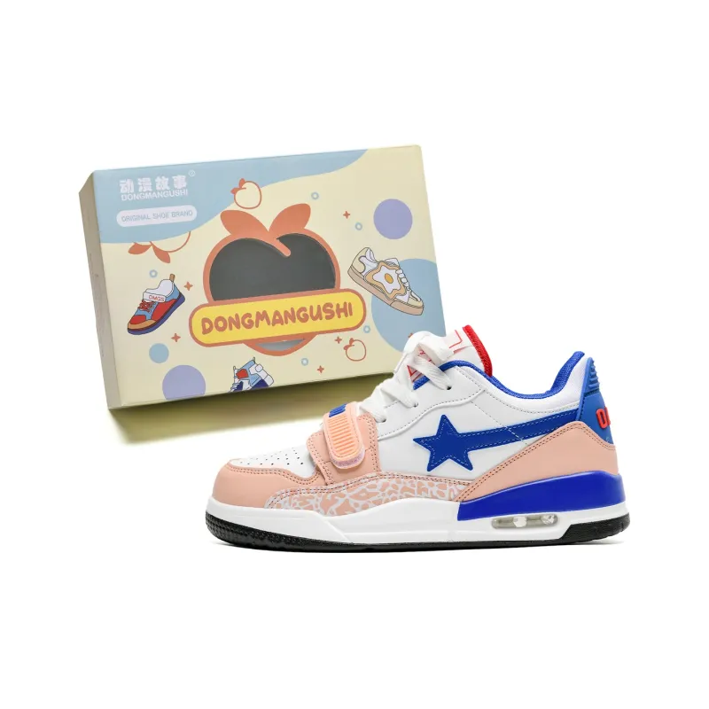 Anime Story Slip Resistant, Abrasion Resistant, Lightweight, Breathable Low Top Skateboard Shoes Unisex Milk White-26