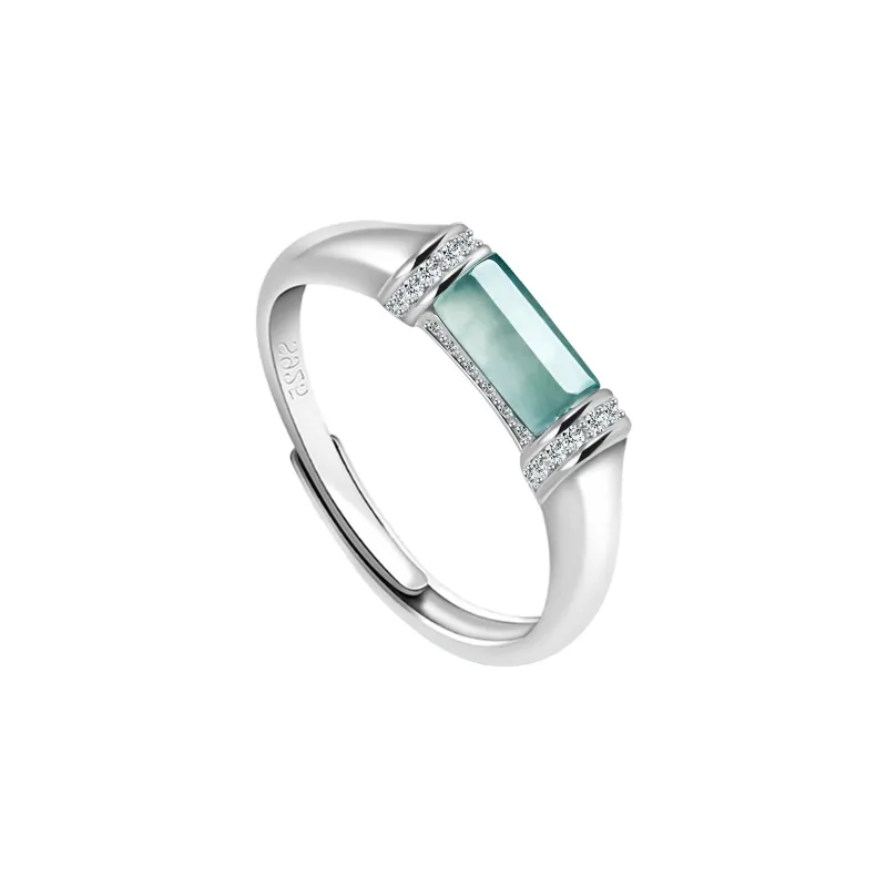 Jade Is Boundless Ice Glutinous Jadeite Rings Women's-5