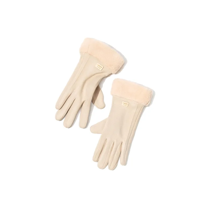 Shanghai Story Polyester Knit Gloves Women's-7