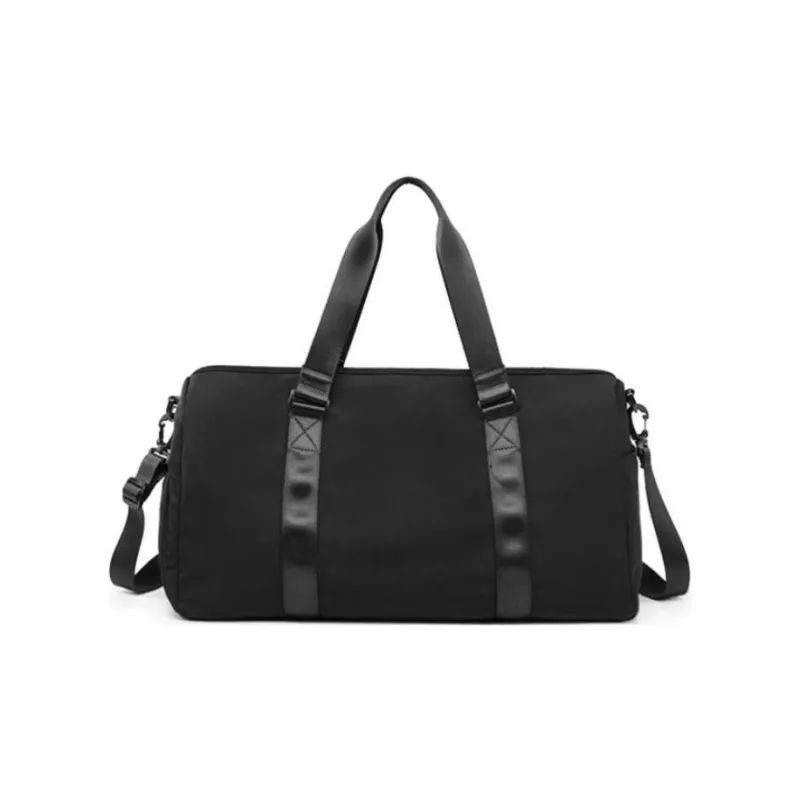 Skechers Polyester Gym Bag Travel Bag Large Size Unisex Black-1