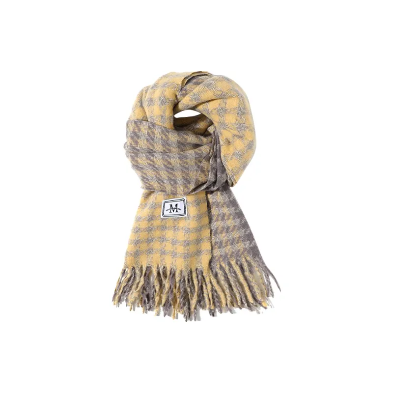 15 MINS Knit Scarves Unisex Multiple Colors-8
