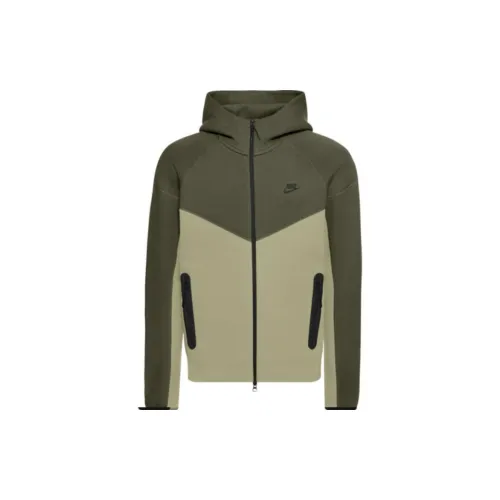 Nike Full Zip Hoodie Jackets Coats Men's Umber