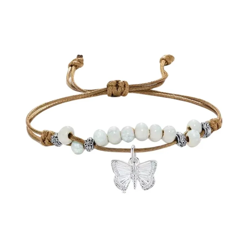 CANDY PLANET Colored Glaze Jade Bracelets Unisex-3