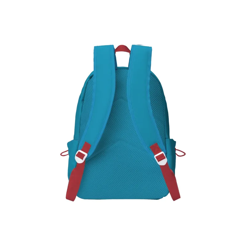 DRACONITE Polyester Large Capacity Backpack 15.6 Inches Laptop Bag Regular Unisex Gray Blue-2