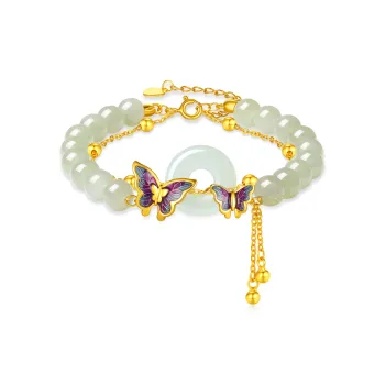 Zheng Tai Fook Chalcedony Bracelets Unisex
