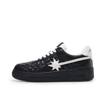 Starwalk Soldier Warm Wear Resistant Lightweight Low Top Skateboard Shoes Unisex Black