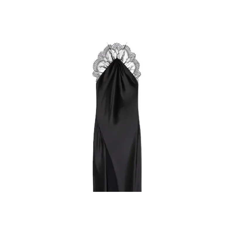 GIVENCHY SS24 Slip Dress Women's Black-4