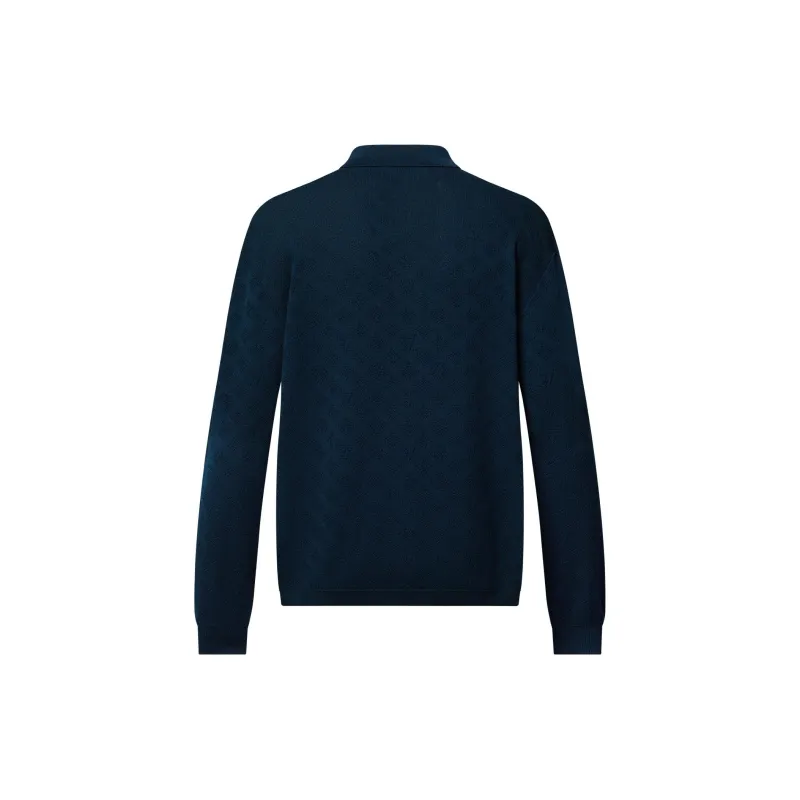 LOUIS VUITTON Monogram Pointelle Cotton Overshirt-1