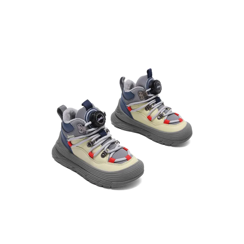 Jeep Kids Lifestyle Shoes Beige Gray Blue Kids'-2
