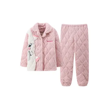 Maultiay Pajama Set Women's Pink